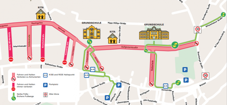 Verkehrskonzept „Schulstraßen“ an der Hofgartenschule gescheitert