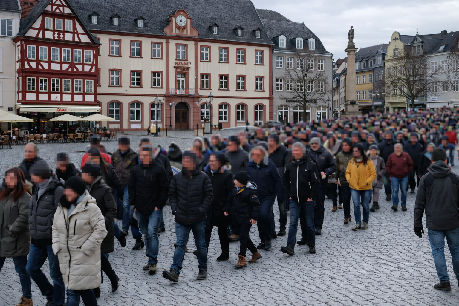 Die Montagsspaziergänge sind zurück – ein Zeichen für Engagement und Austausch