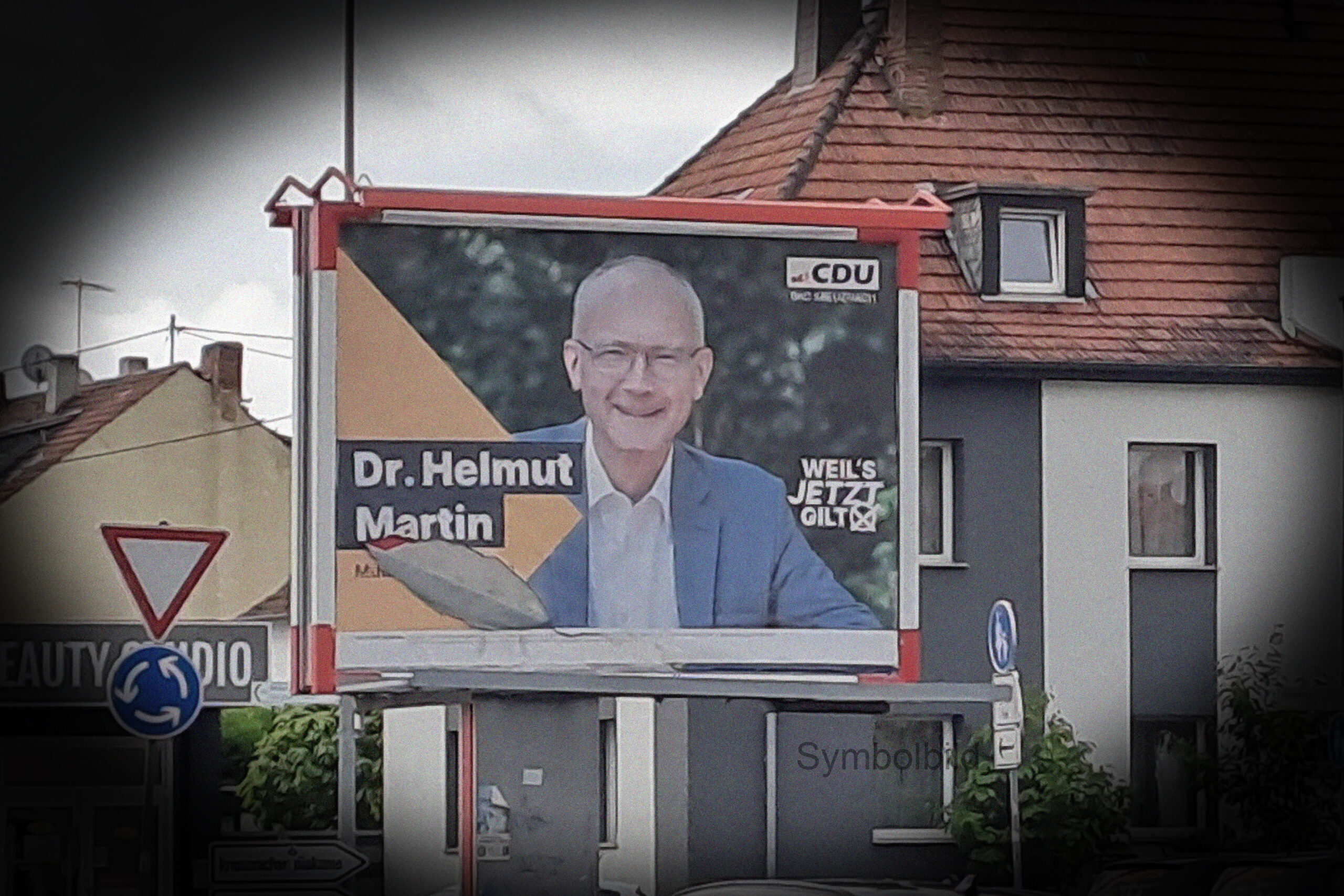 Bad Kreuznach: Wahlkampfplakat hängt noch immer
