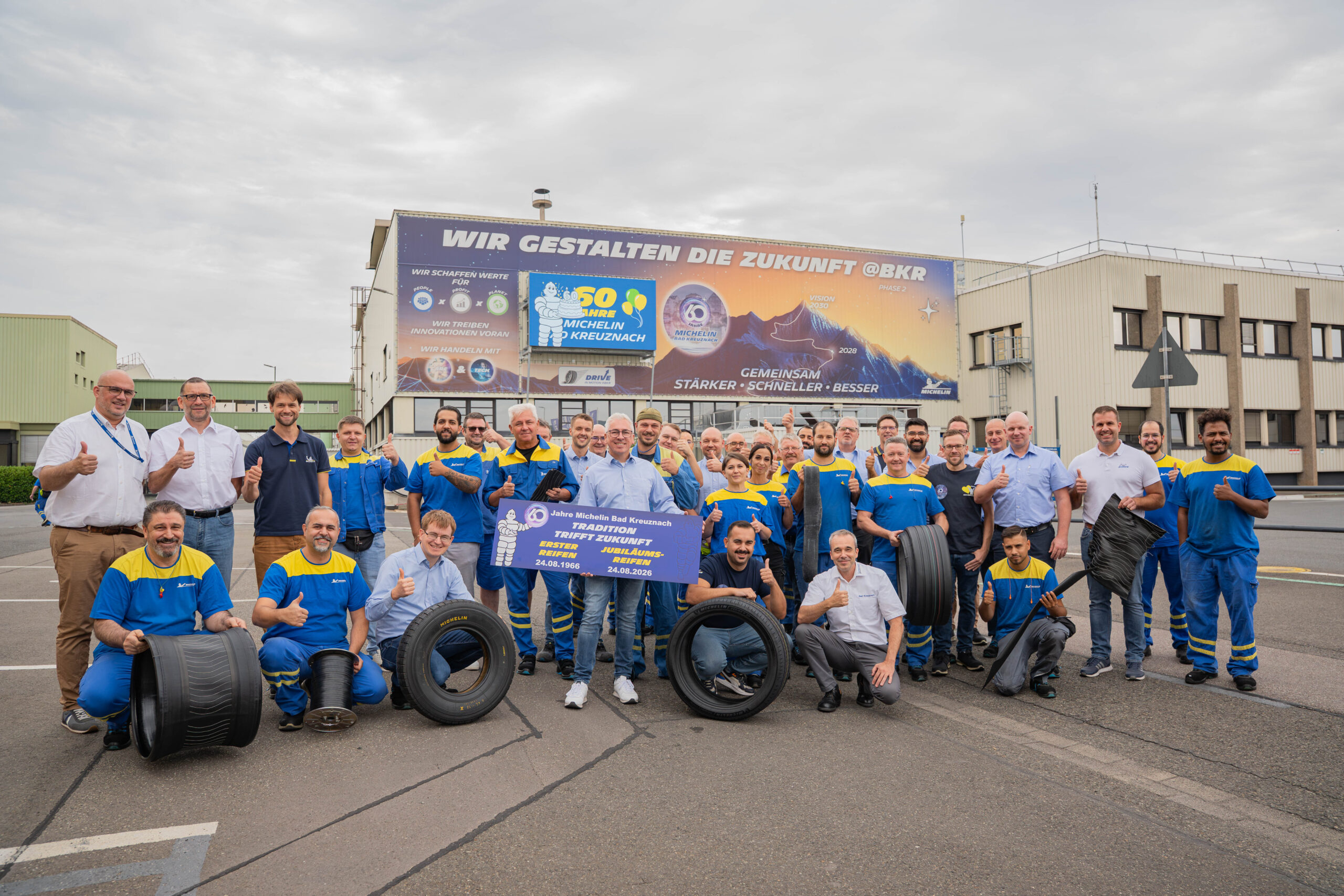 Bad Kreuznach: Jubiläum – Michelin feiert 60 Jahre Reifenproduktion in der Stadt